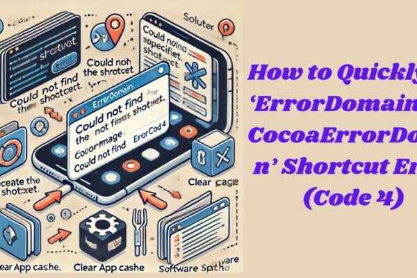 ErrorDomain=NSCocoaErrorDomain&ErrorMessage=Could Not Find the Specified Shortcut.&ErrorCode=4