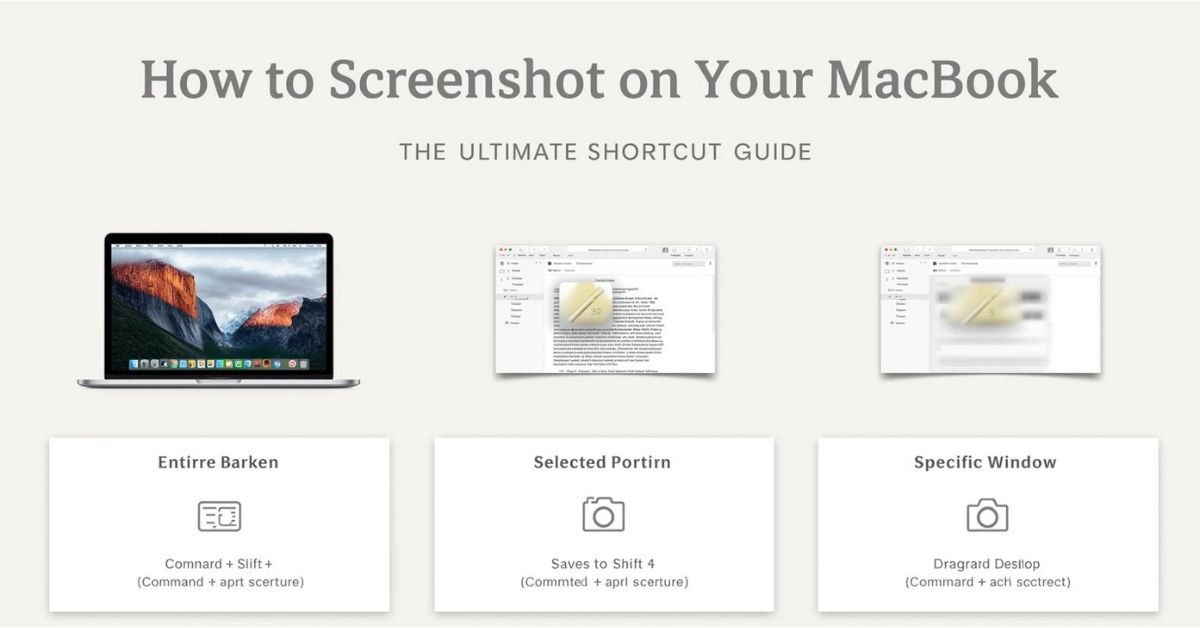 How to Screenshot on MacBook