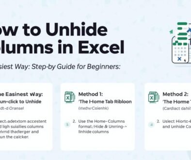 unhide columns unhide columns